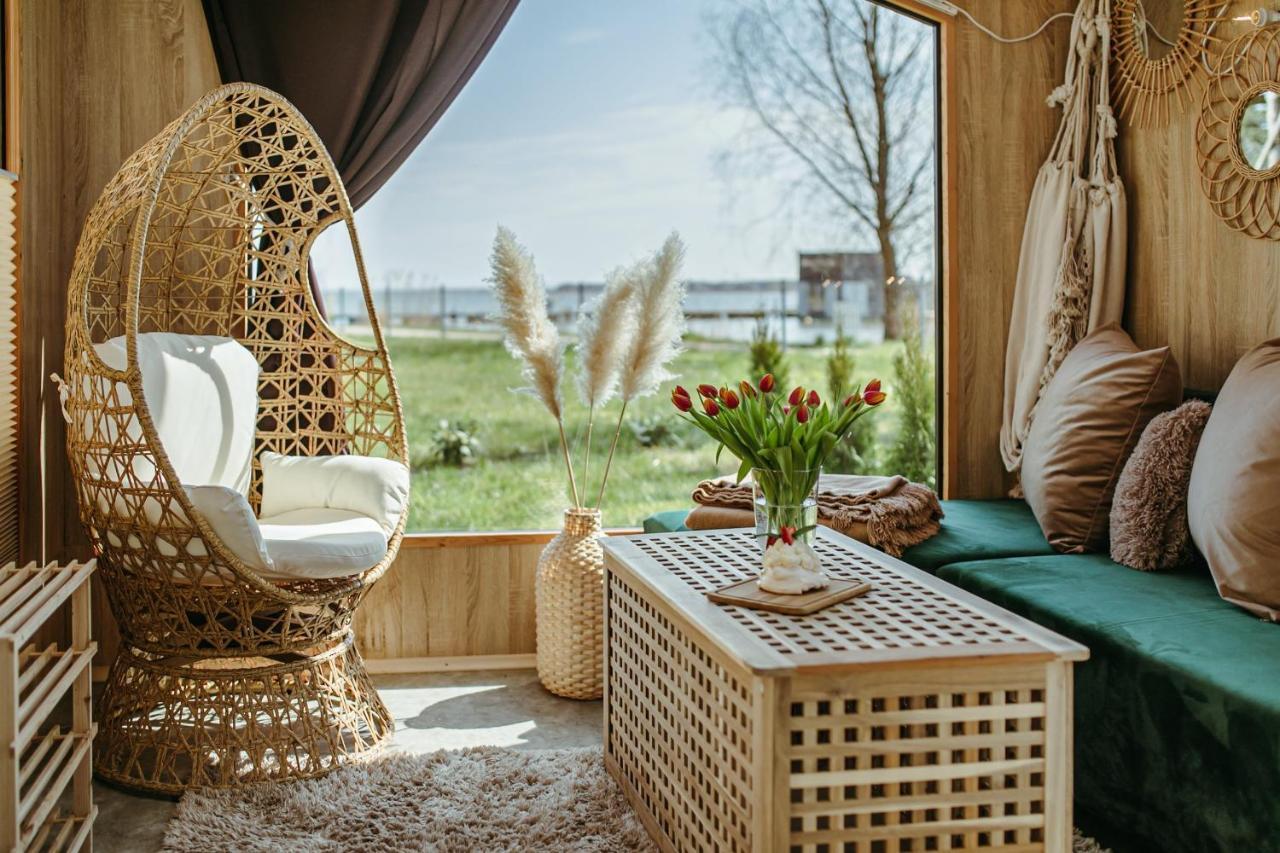 Herbals - Tree&Lake Houses With Bath, Sauna, Bikes, Motorboat Mielno  Εξωτερικό φωτογραφία